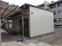 高校の倉庫新築工事1